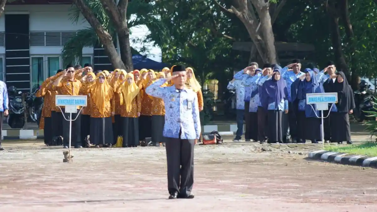 Peringati HUT ke 48 Korpri, Wabup Sidrap Berharap Tewujudnya Jiwa Korps Sebagai Pemersatu