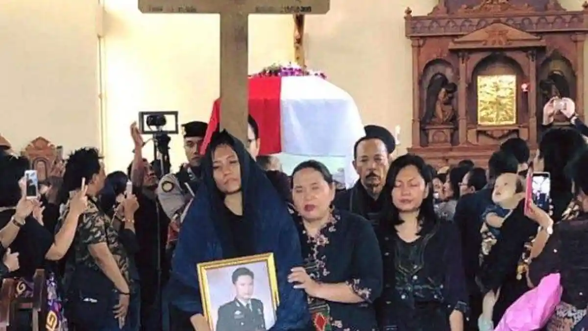 Bripka Kristian Sitorus Menembak Kepala Sendiri, Curhat Pilu Sang Istri Hilda Delvia Pakpahan