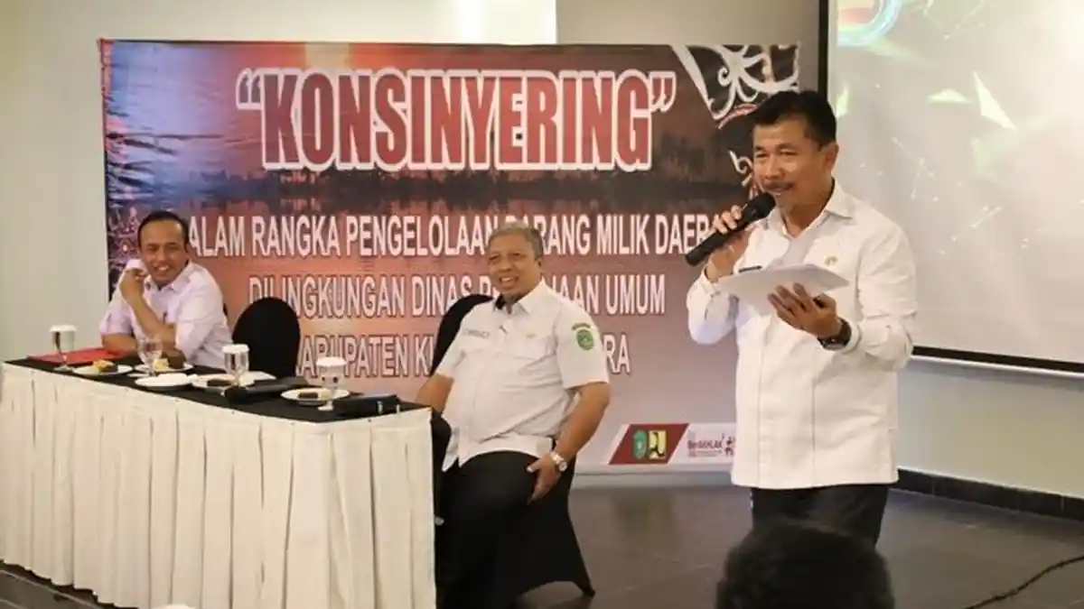 Optimalkan Pengelolaan Barang Milik Daerah, Dinas PU Kukar Gelar Konsinyering, Dibuka Sekda