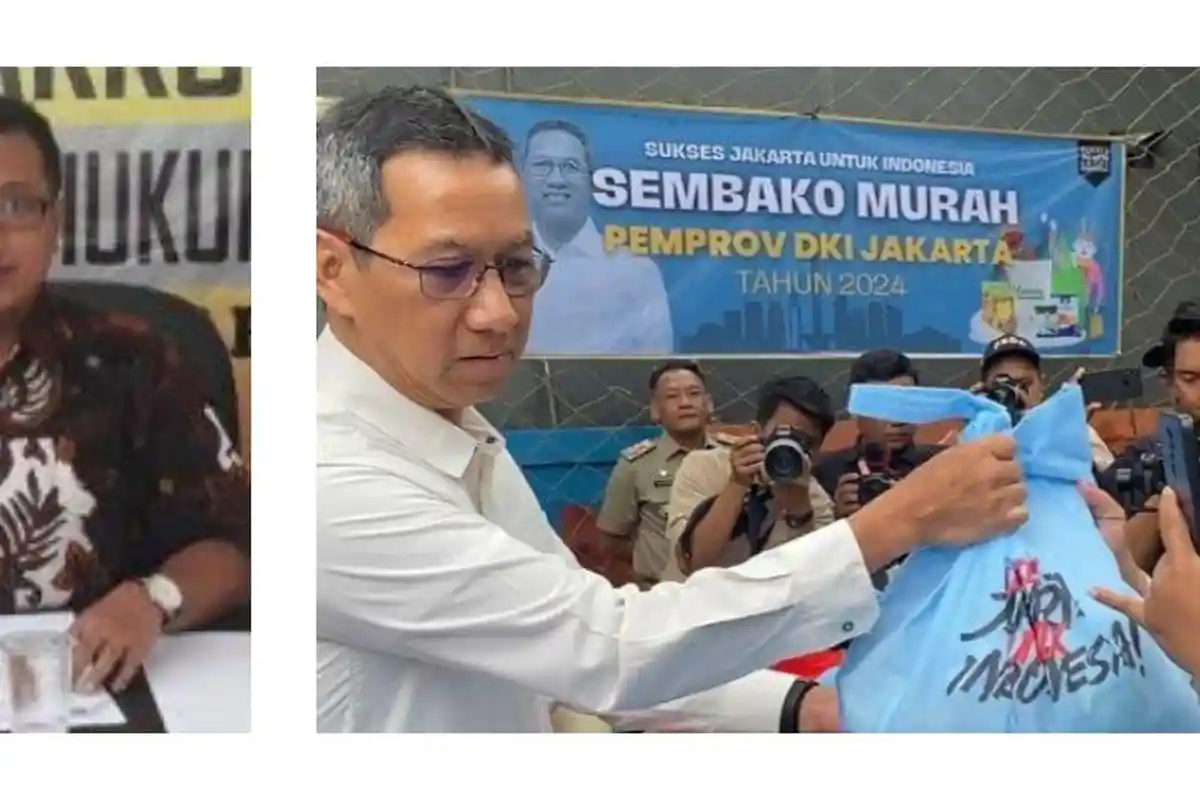 Gelar Sembako Murah Pakai Tas Biru Mirip Warna Prabowo-Gibran, Pj Gubernur DKI Diperingatkan Bawaslu