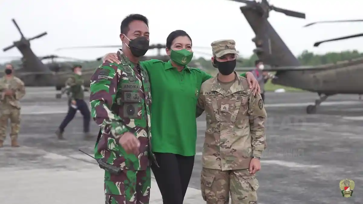Fasih Berbahasa Indonesia, Tentara Wanita Amerika Ini Akui Grogi Saat Dipanggil Jenderal Andika