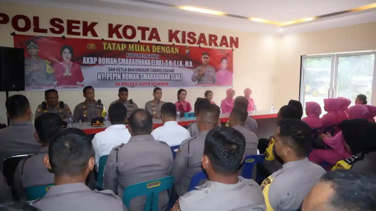 Kapolres Asahan Bangga Kinerja Kapolsek Kota Kisaran Buka Kampung Kebangsaan Hingga Tanam Cabe