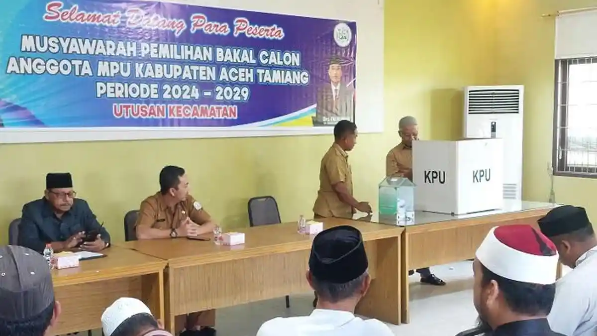 Musda MPU Utusan Karangbaru Aceh Tamiang Ditentukan dengan Pemilihan Suara