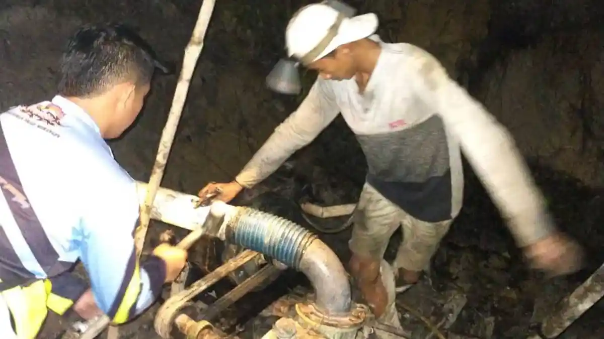 Unit Tipidter Satreskrim Polres Tebo Tangkap Satu Pelaku PETI Hasil Penggerebekan