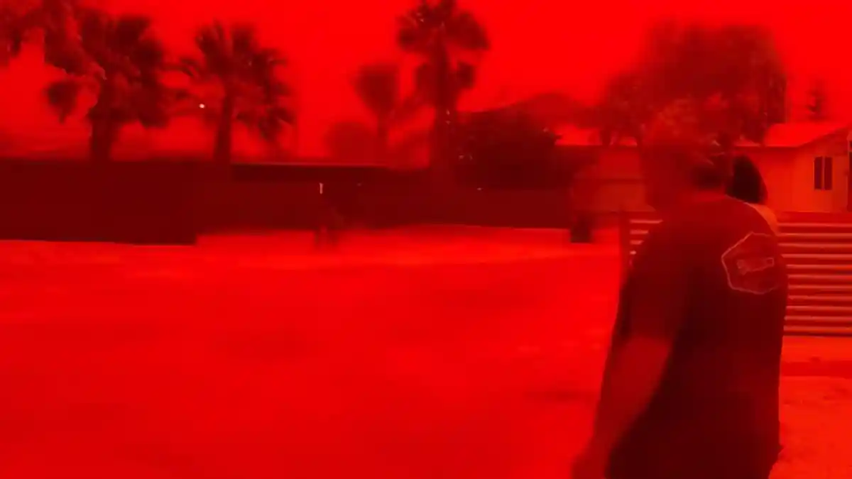 Viral Fenomena Langit Merah di Australia Barat, Siklon Tropis Narelle Jadi Penyebab