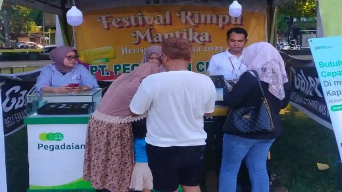 Festival Rimpu Mantika Bawa Berkah Bagi Galeri 24 Bima, Emas Jadi Primadona