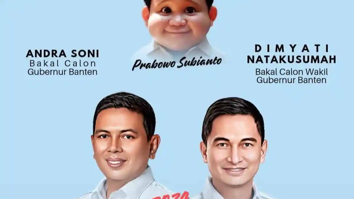 Daftar Parpol yang Dukung Andra Soni-Dimyati di Pilgub Banten, Ada Partai Anak Presiden