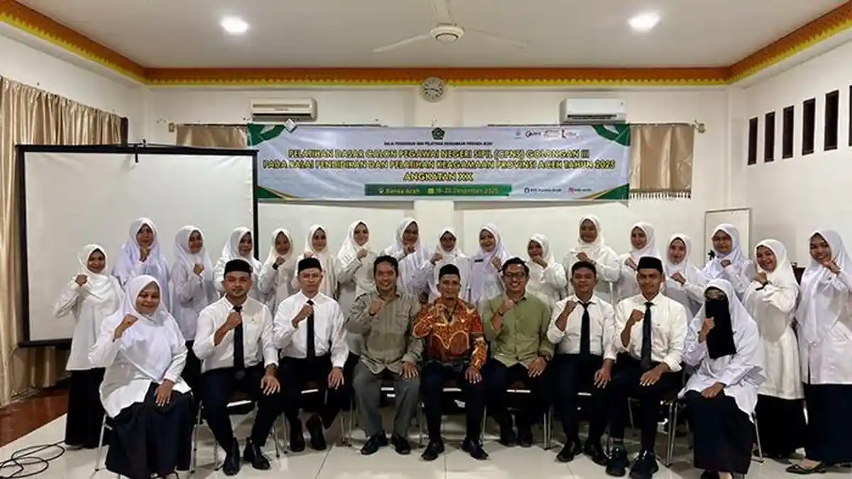 829 CPNS Satker Kemenag Ikut Latsar di Banda Aceh: ASN harus Siap Membela Negara Kapanpun