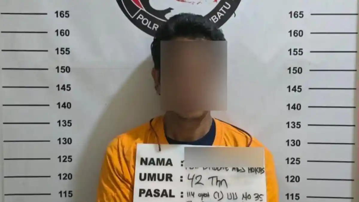 Satres Narkoba Polres Labuhanbatu Ungkap Kasus Sabu, Seorang Residivis Diamankan