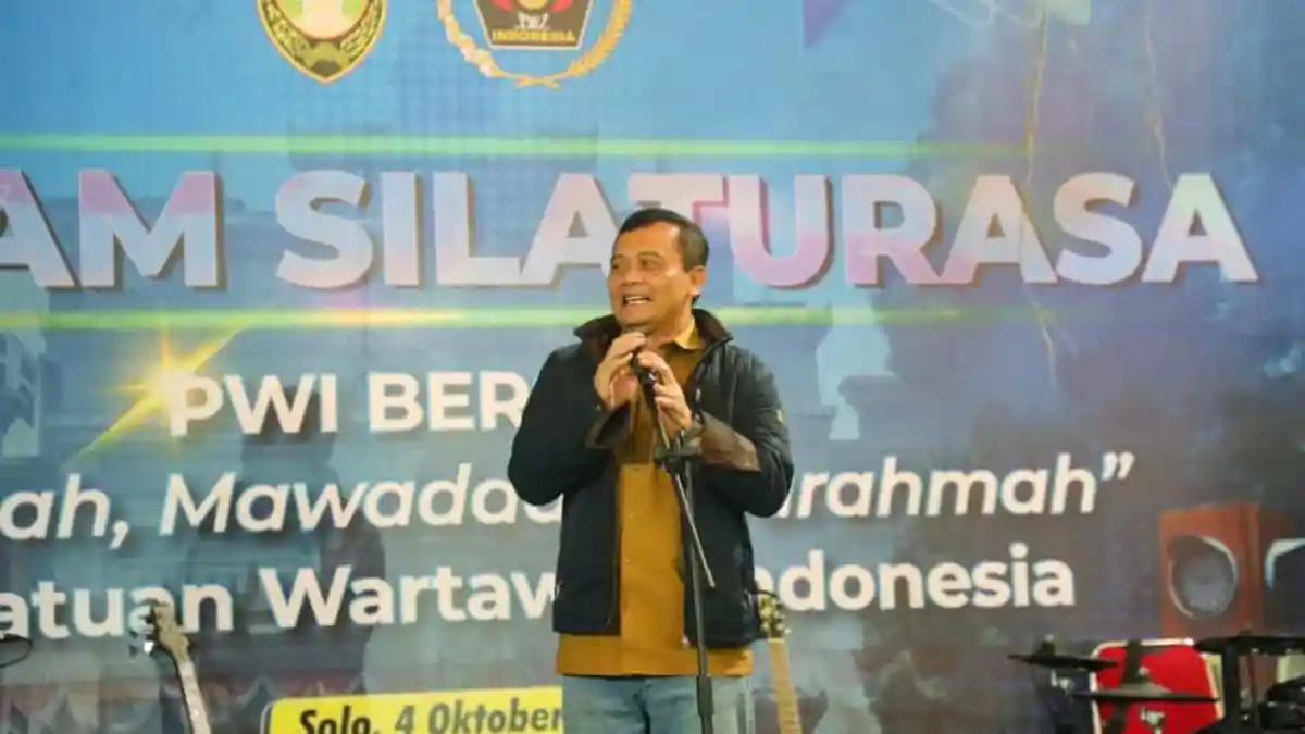 Hadir di Acara PWI, Ahmad Luthfi Singgung Pemerintahan Kolaboratif dengan Pers