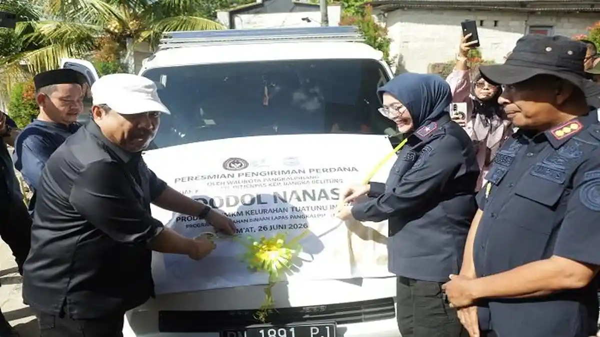 Dodol Nanas Binaan Lapas Pangkalpinang Tembus Pasar Bandung, Pemkot Siapkan Rumah Produksi UMKM - Posbelitung.co