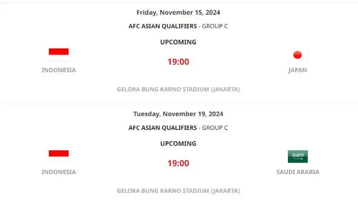 Jadwal Timnas Indonesia Hadapi Jepang & Arab Saudi, Pasukan Tempur STY Beruntun Main Jam 19.00 WIB
