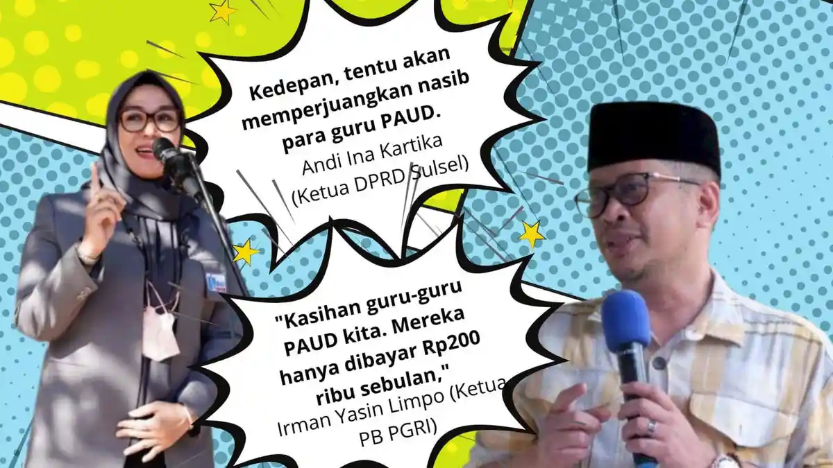 15 Ribu Guru PAUD Digaji Rp200 Ribu Per Bulan, Irman YL Minta Perhatian Ketua DPRD Sulsel
