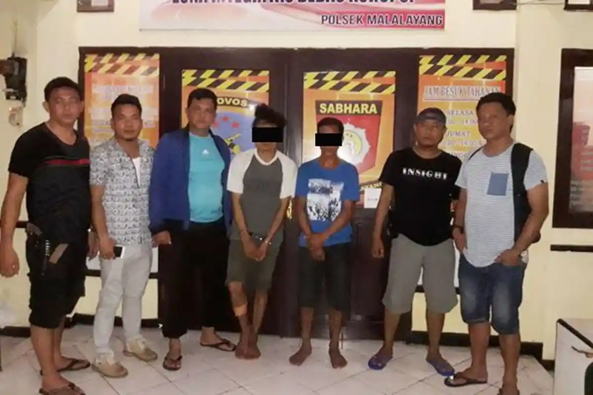 Terkait Curanmor, Tim Reskrim Polsek Malalayang Tangkap Dua Pria di Bolmong