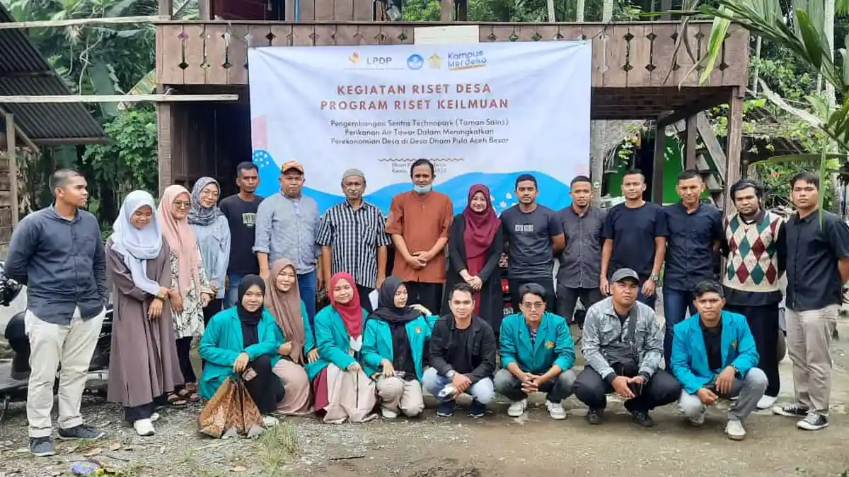 Tim Riset Keilmuan FKP USK Gagas Technopark Perikanan Air Tawar di Dham Pulo, Aceh Besar