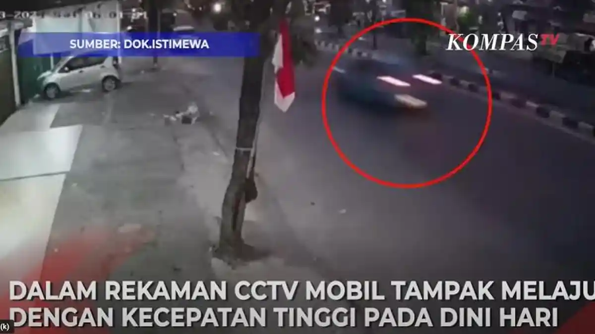 Terekam CCTV Detik-detik Mahasiswi Tabrak Pengendara Motor di Pekanbaru, Tak Ada Upaya Mengerem