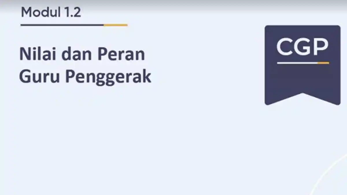 Bagaimana Manusia Tergerak Modul 1.2 Pembahasan Nilai dan Peran Guru Penggerak