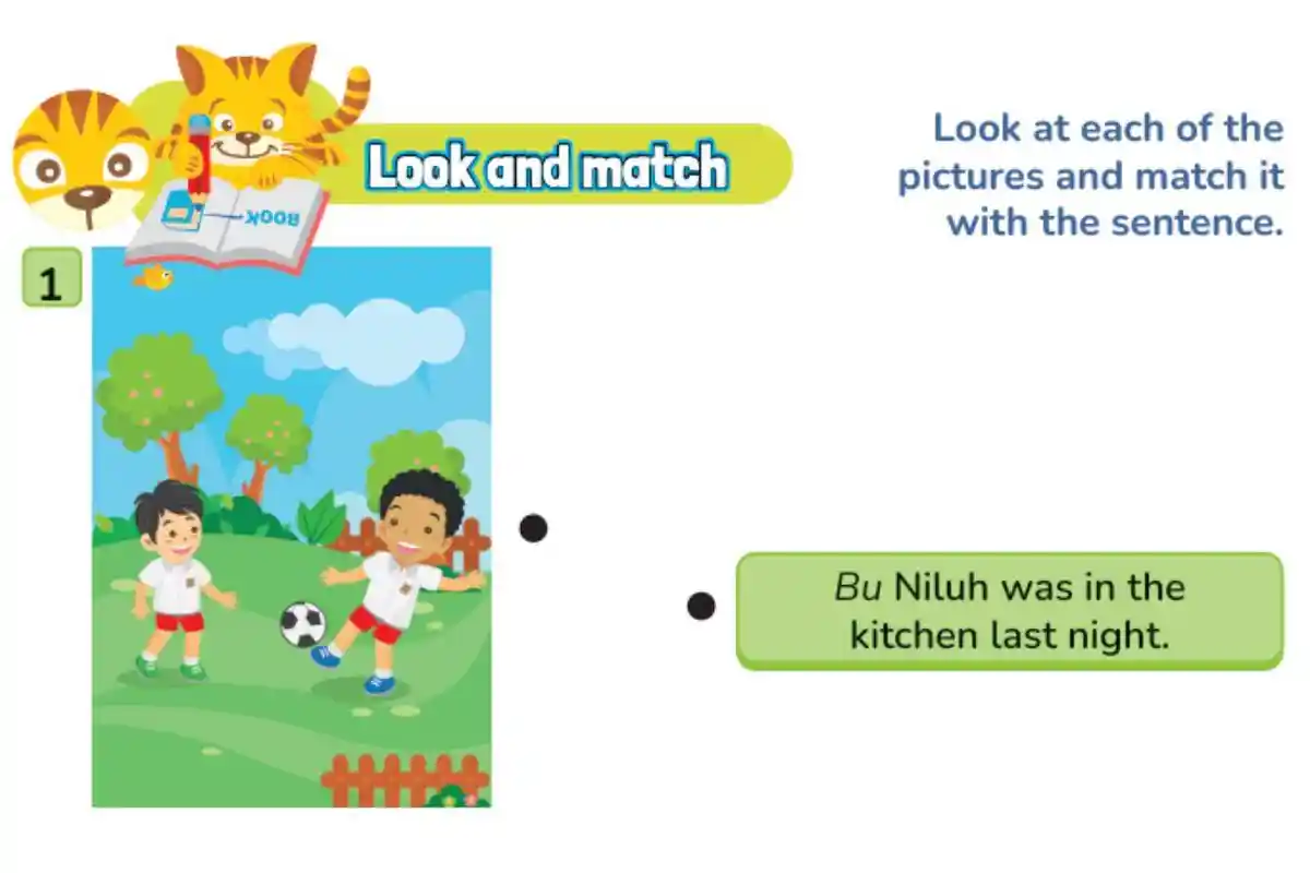 Kunci Jawaban Bahasa Inggris Kelas 6 Halaman 32 33 34 Kurikulum Merdeka, Look and Match