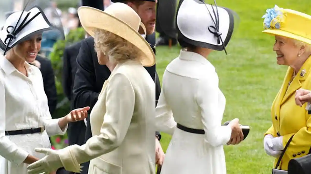 Potret Kehangatan Meghan Markle dengan Ratu Elizabeth dan Bangsawan Lainnya di Royal Ascot 2018