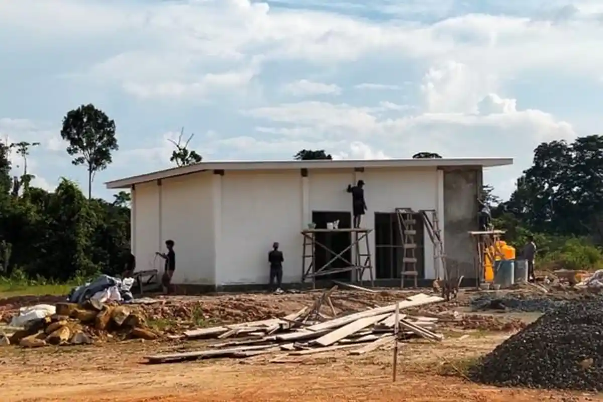 Diperkirakan Rampung Tahun 2025, Pembangunan Gedung Layanan SIM Polres Tana Tidung Kaltara Berproses