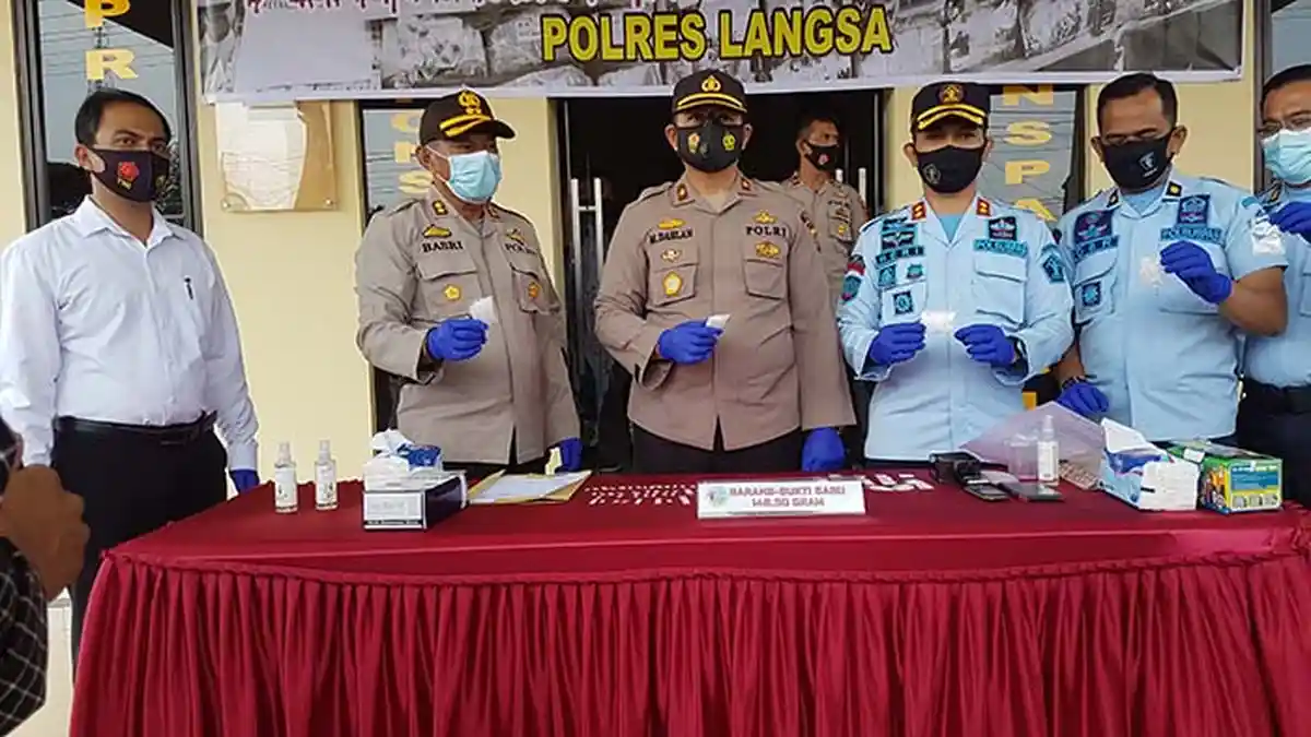 Napi Pasok Sabu ke Lapas Kelas II B Langsa Terancam 20 Tahun Penjara, Berikut Kronologis Lengkap