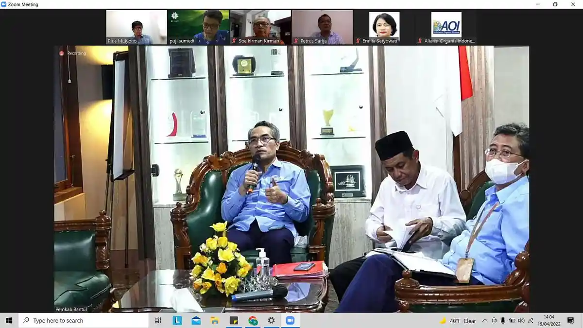 Maksimalkan Potensi Daerah, Bupati Bantul Tegaskan Selalu Dukung Pertanian Organik