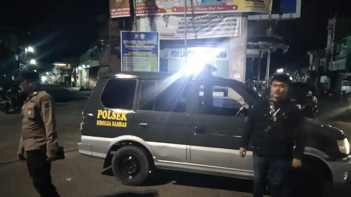 Polsek Sibolga Sambas Patroli Dialogis, Cegah Aksi Tawuran
