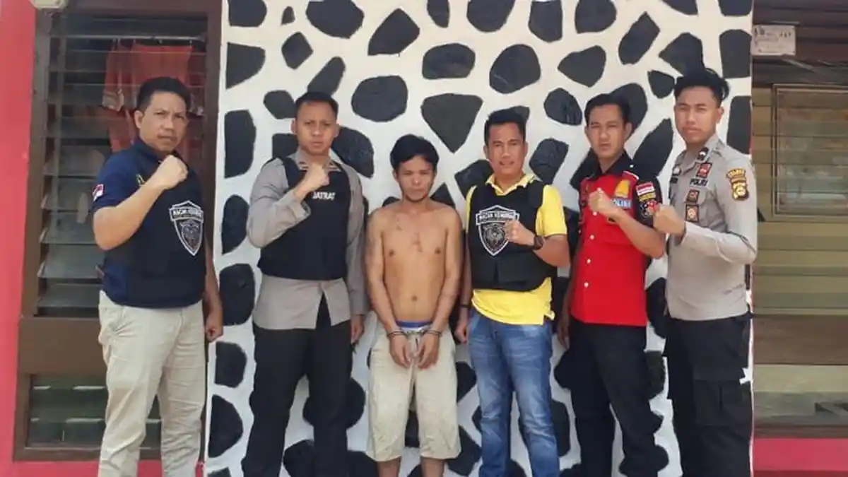 Team Macan Komering Polsek Tulung Selapan OKI Tangkap Pencuri Sarang Burung Walet