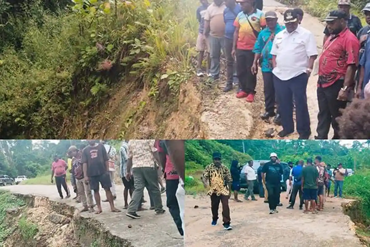 Jalan Aifat Timur Maybrat Akses ke Bintuni Rusak Terdampak Longsor, Pemkab Siapkan Tanggap Darurat