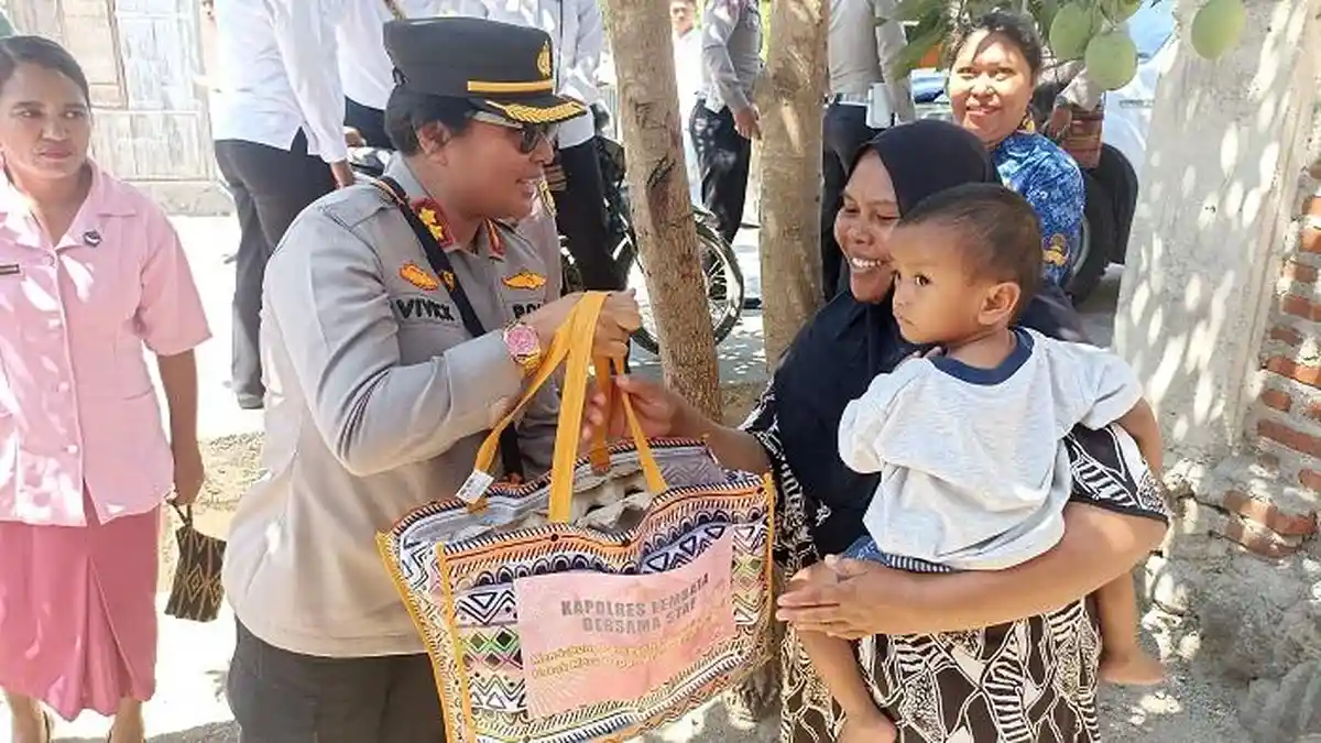 Hati dan Pikiran Kapolres Lembata untuk Anak Tengkes