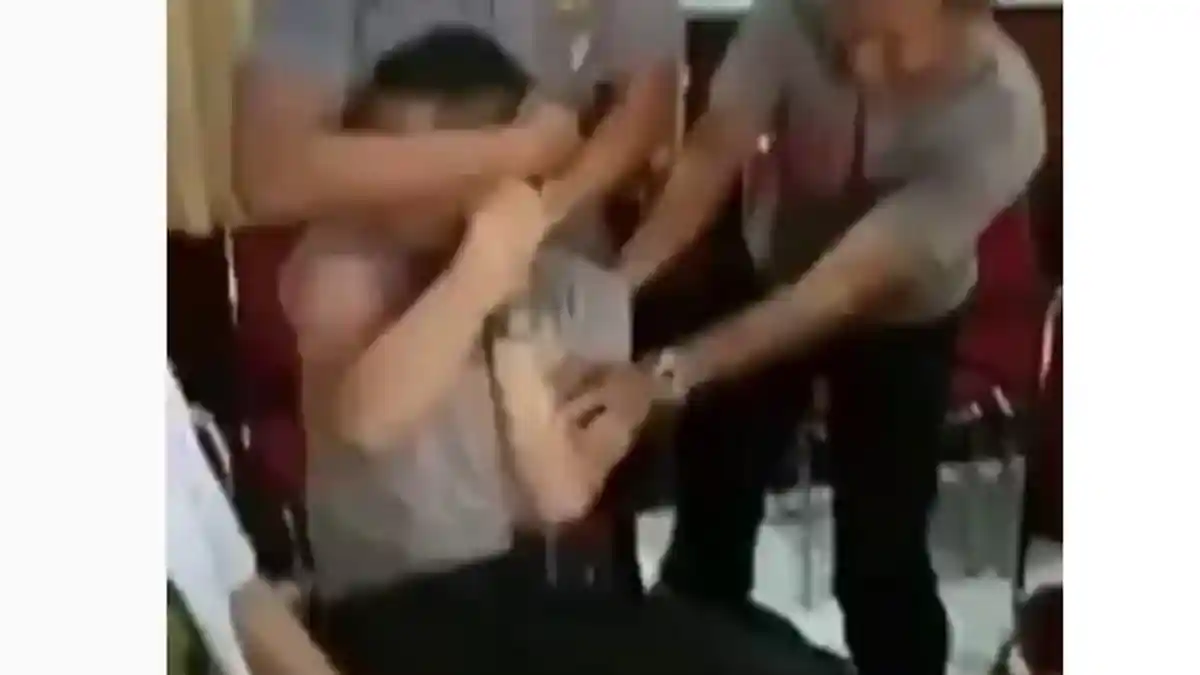 Beredar Video Polisi Ganteng Takut Divaksin Viral Diperbicangkan di Linimasa
