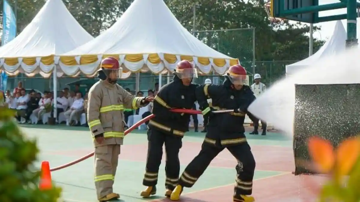 Peringatan Bulan K3 Nasional 2026, Kadisnakertrans Kepri Sebut PT BIIE Punya Target Zero Accident