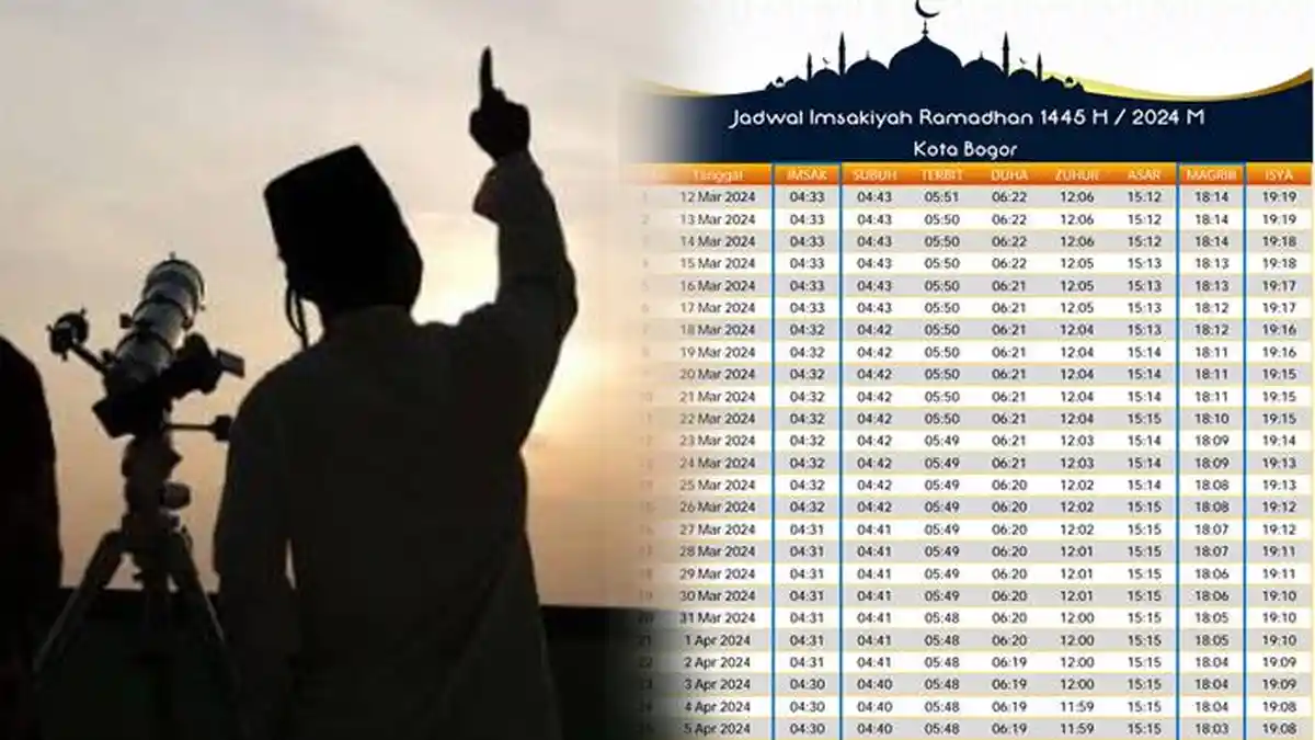 Link Download Kalender Ramadhan 1445 H Wilayah Bogor, Lengkap Jadwal Imsakiyah dan Sidang Isbat