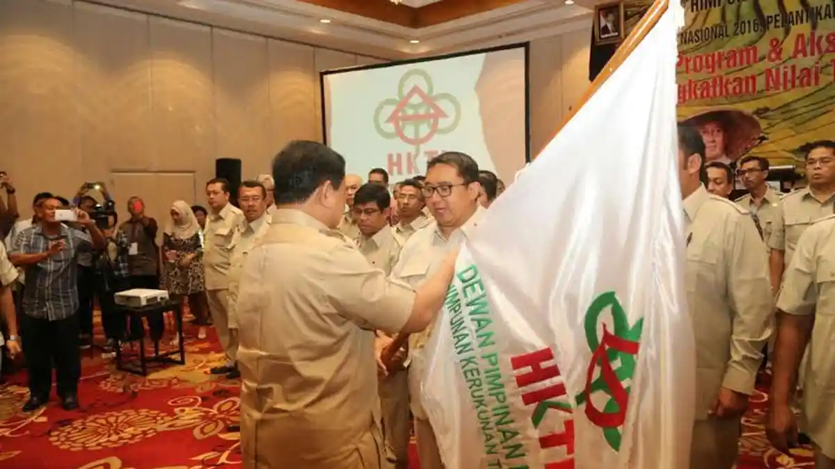 Prabowo dan Fadli Zon Lantik Kepengurusan HKTI yang Baru