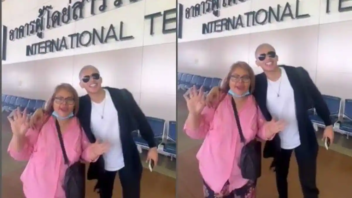 Makin Lengket, Ibunda Virgoun dan Jordan Ali Liburan ke Thailand