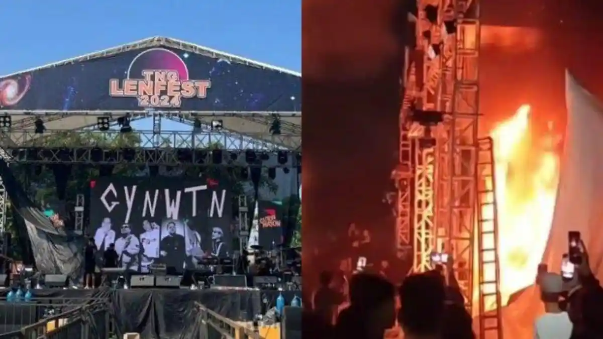 Viral Panggung Konser NDX AKA dan Guyon Waton Dibakar Penonton di Tangerang, Ini Penyebabnya