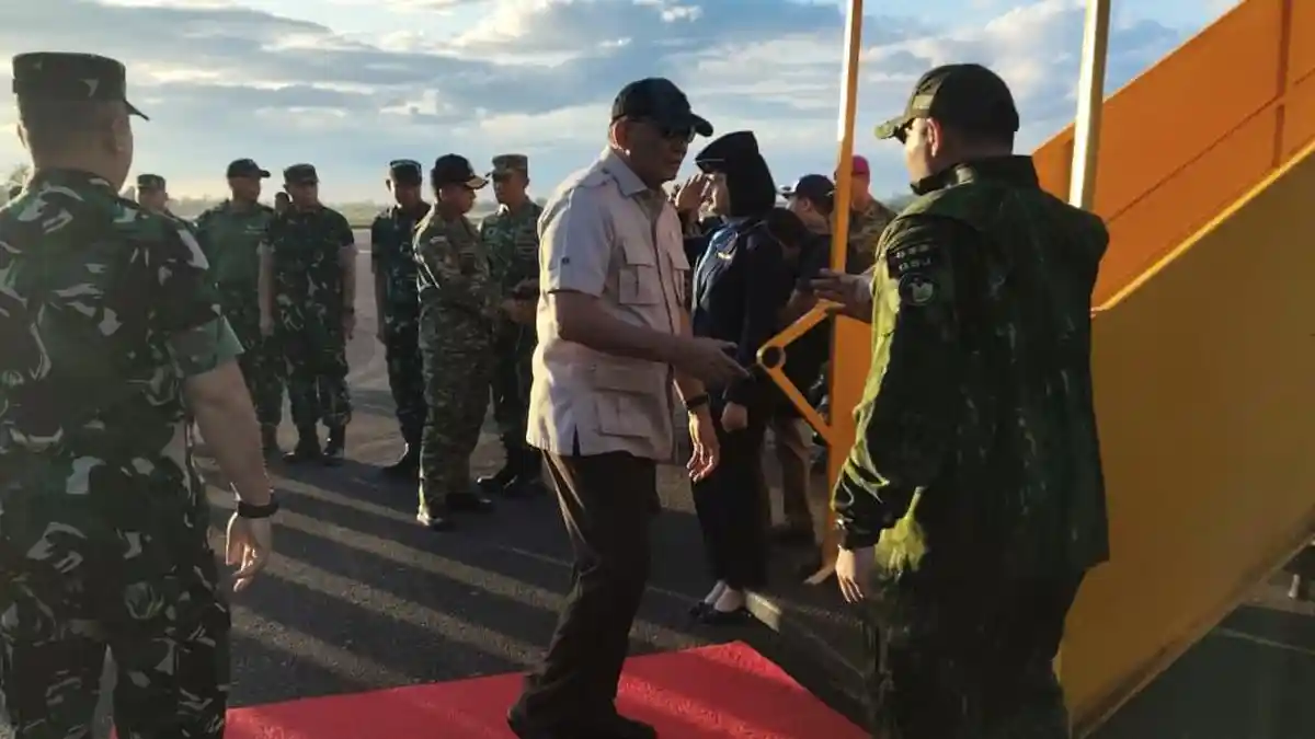 Menhan RI  dan Panglima TNI Lakukan Kunjungan Kerja di Kabupaten Mimika