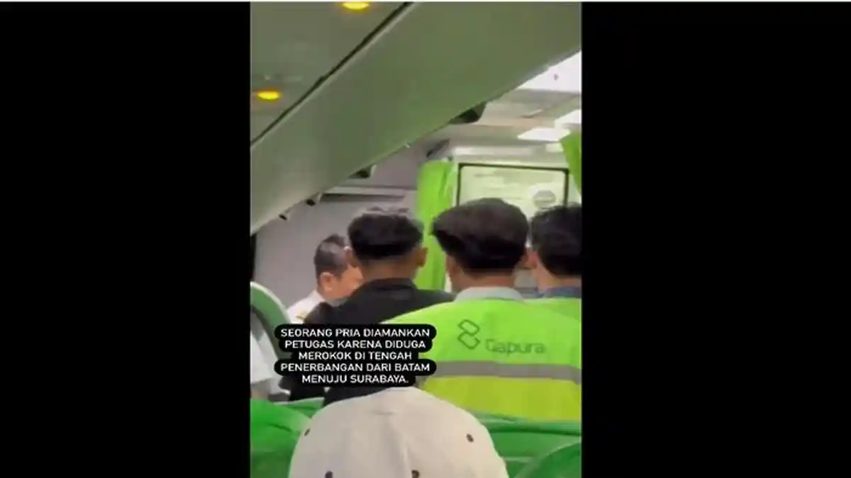 Penumpang Citilink Batam ke Surabaya Diamankan Gegara Merokok Dalam Pesawat
