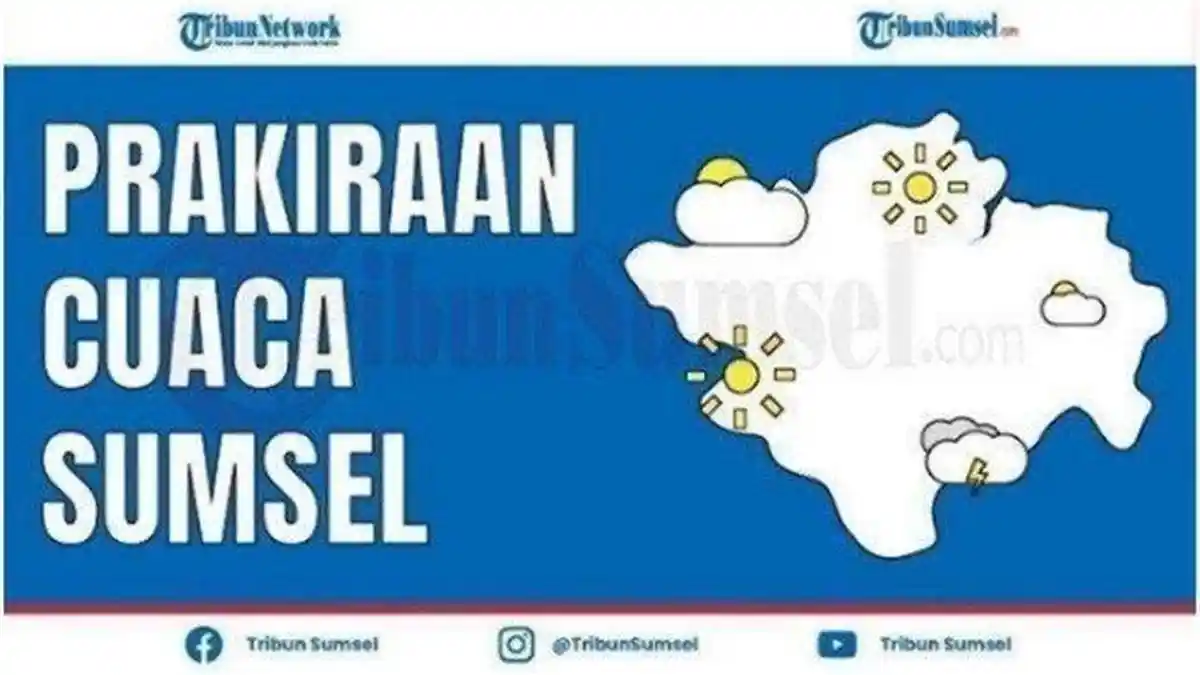 Prakiraan Cuaca Sumsel Hari Ini Rabu 18 Juni 2025, Berpotensi Hujan Termasuk di Palembang