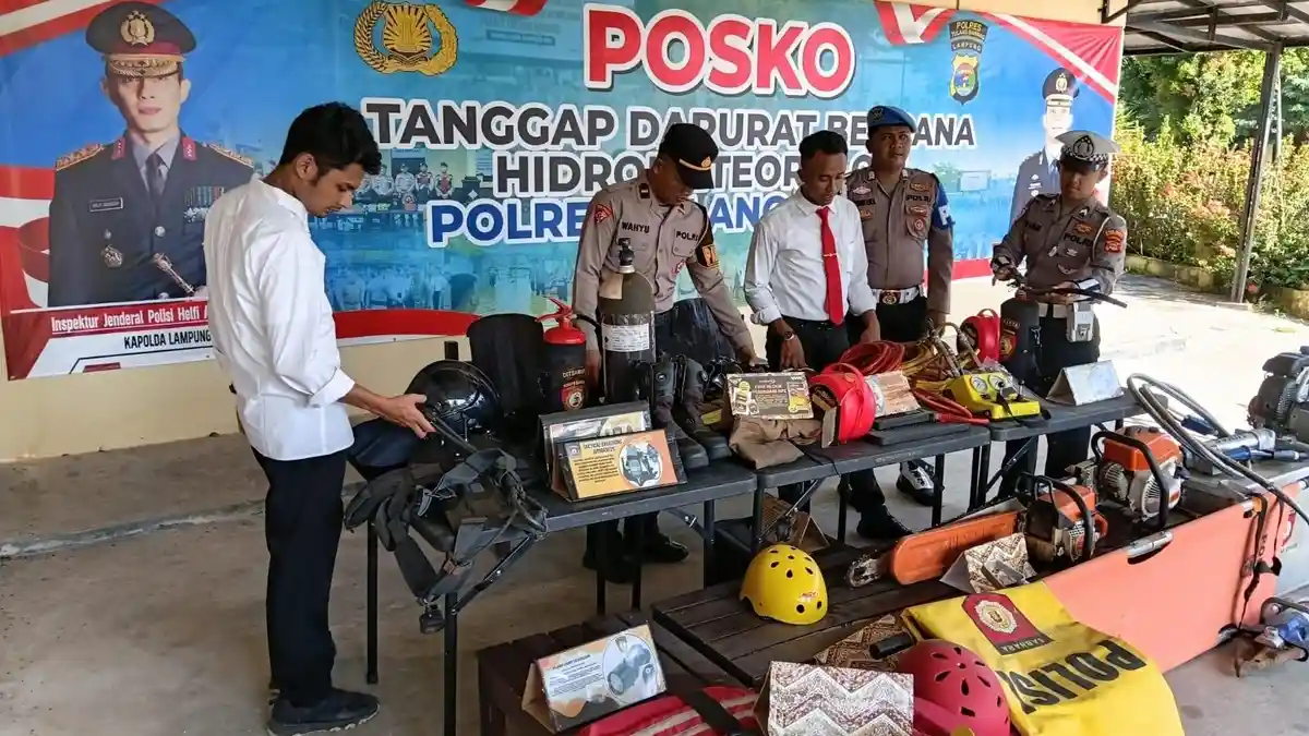 Deteksi Dini, Tim Polres Tulangbawang Pastikan Peralatan Siap Tempur 
