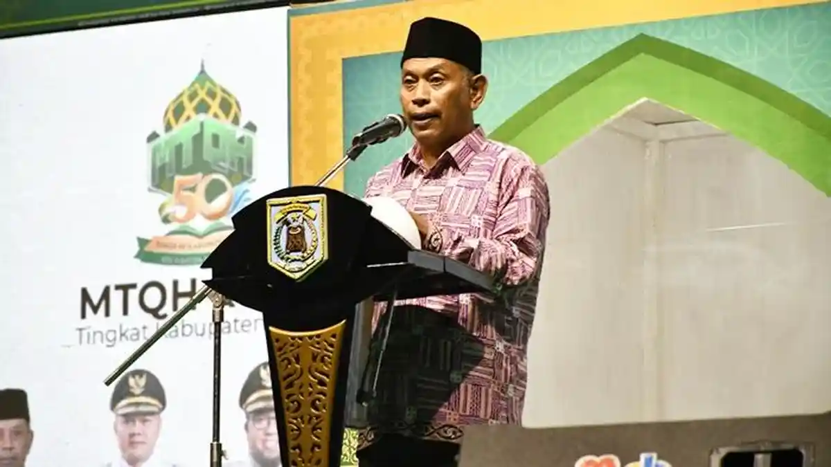 Sekda Paser Katsul Wijaya Tutup MTQH ke-50 dan Tetapkan Kecamatan Long Kali Juara Umum - Tribunkaltim.co