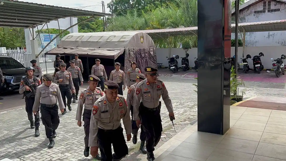 Patroli, Satgas Preventif Operasi Mantap Brata Tinombala Sasar KPU, Bawaslu dan PPK
