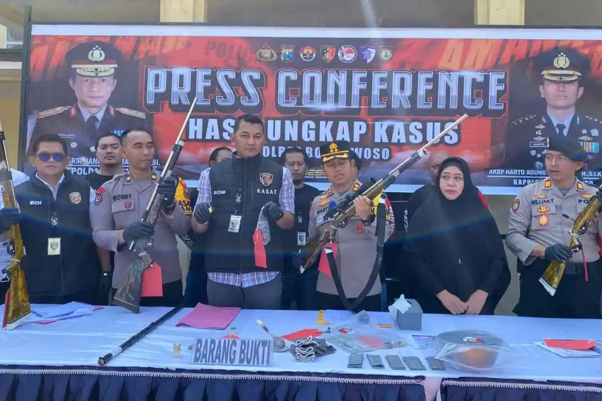 Perakit Senjata Api Ilegal di Bondowoso Jual Produk Hingga Luar Pulau Jawa