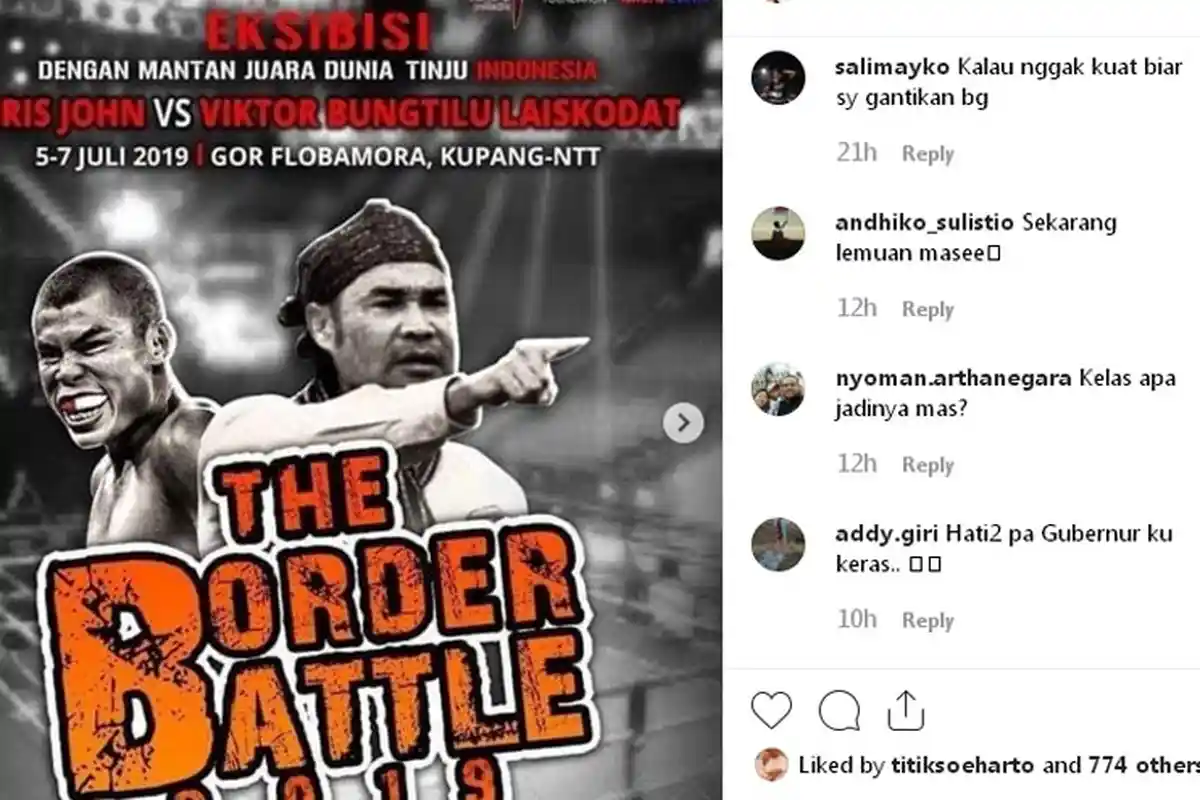 Lawan Gubernur Viktor Laiskodat di Border Battle 2019, Ini Prestasi Mentereng Chris John