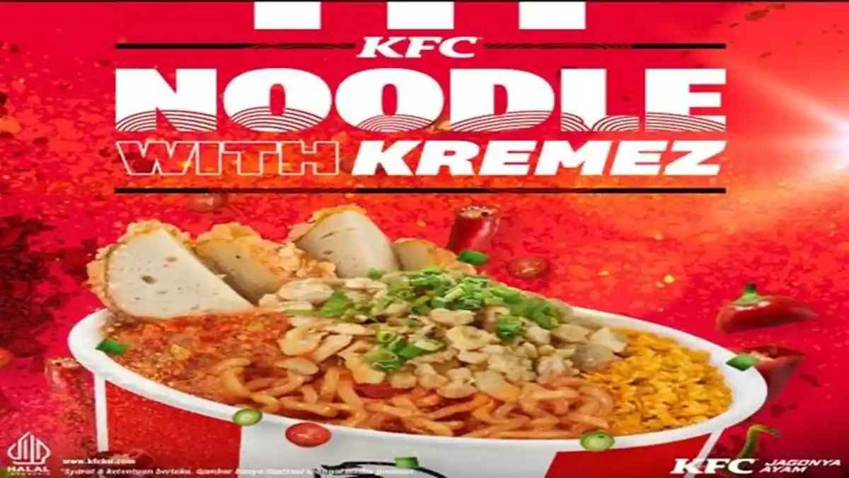 Spesial Pecinta Mie, Yuk Serbu Promo KFC Hari Ini Selasa 14 Januari, Noodle with Kremez