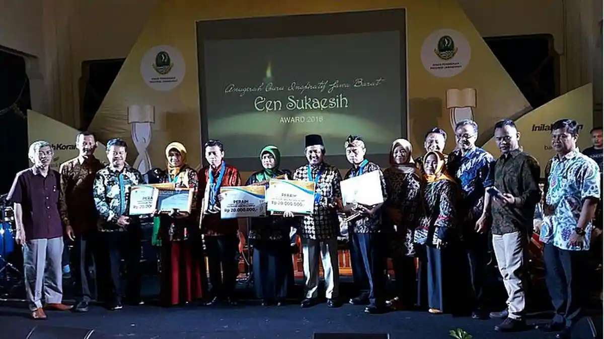 Tidak Sembarang Guru Bisa Raih Een Sukaesih Award, Ini Syaratnya