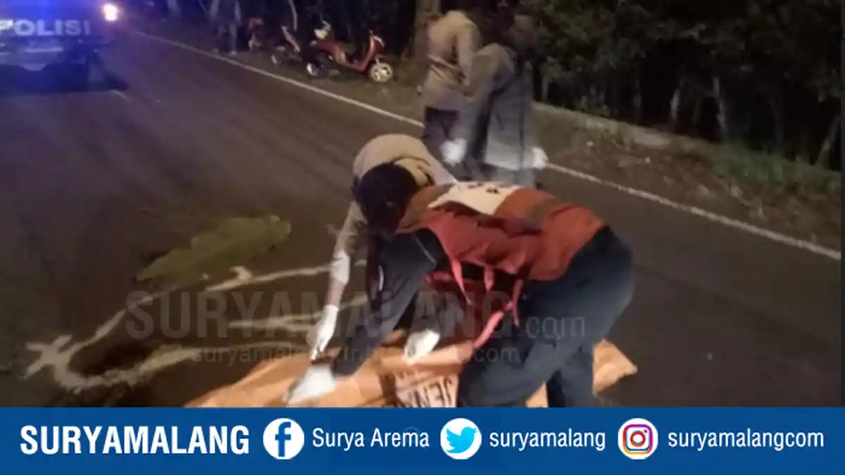 Pelajar SMP Tewas Kecelakaan, Kendarai Motor Sendiri Terjatuh dan Tertabrak Pikap di Mojokerto
