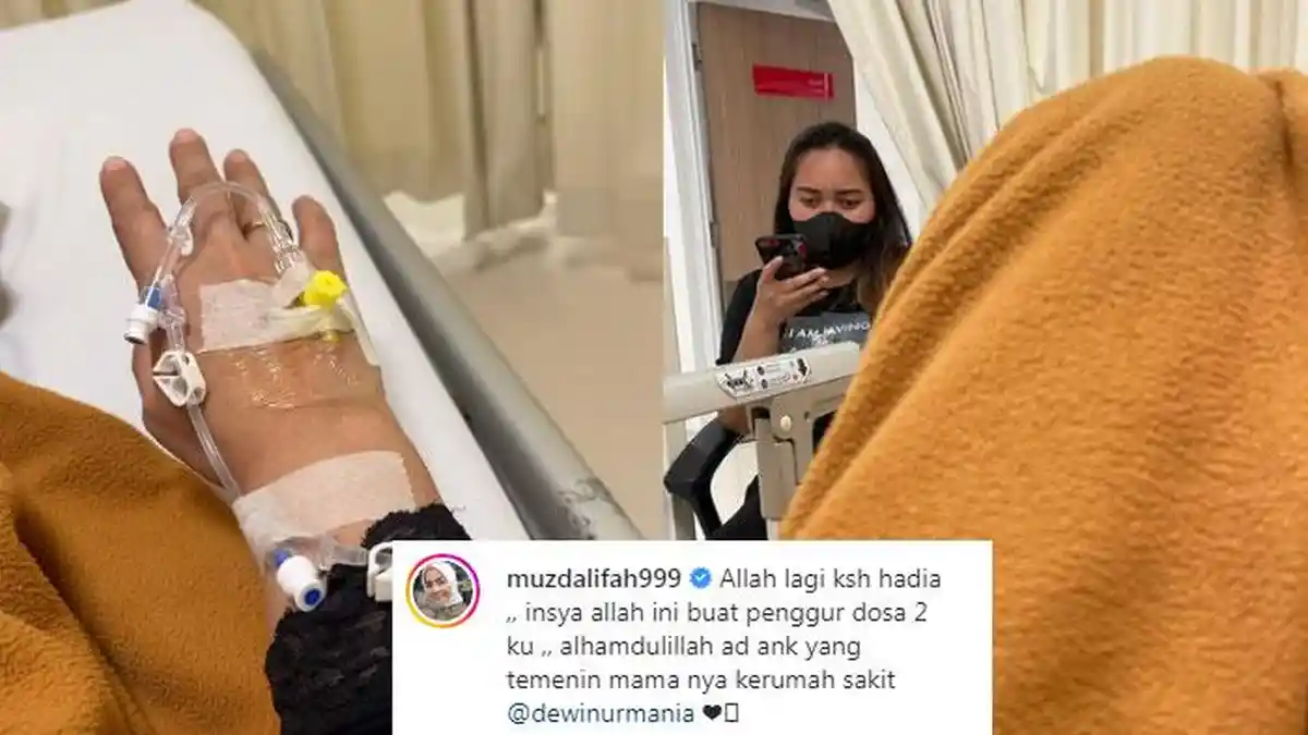 Muzdalifah Jatuh Sakit Ditengah Isu Cerai Fadel Islami, Pilu Hanya Ditemani Anak anak: Pengugur Dosa