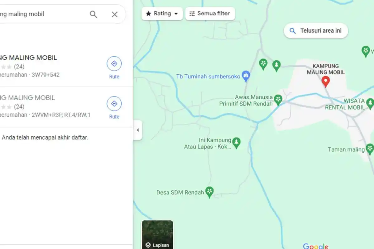 Sukolilo Pati Berubah Nama jadi 'Kampung Maling Mobil' di Google Maps, Ini Tanggapan Bupati