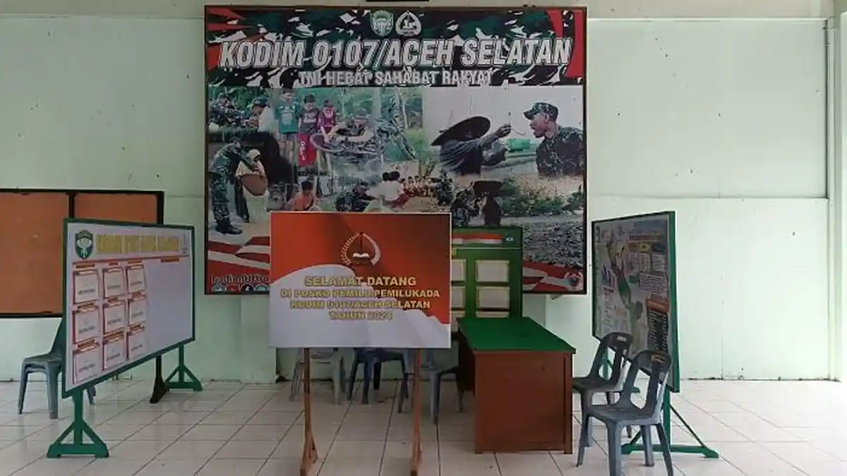 Wujud Netralitas TNI Pada Pemilu 2024, Kodim Aceh Selatan Bentuk Posko Pengaduan
